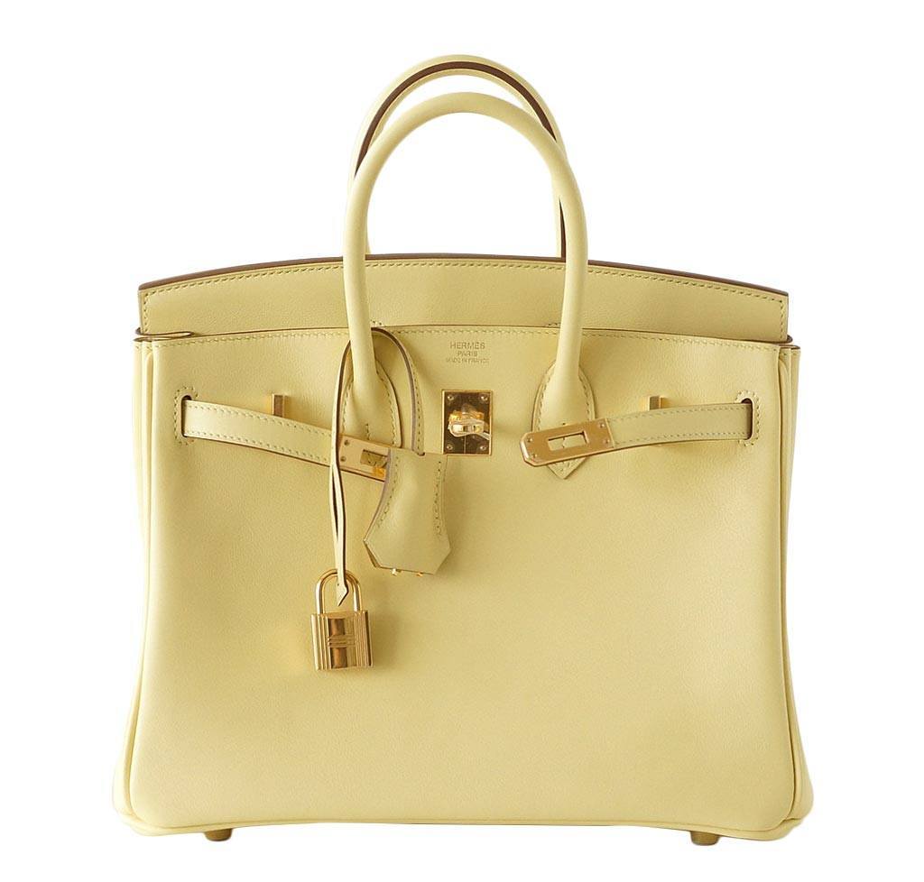 Hermes Birkin Jaune Poussin Bag Travel Bag
