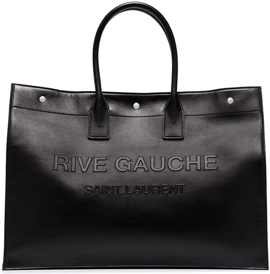 YSL Saint Laurent Saint Laurent Trending Men Rive Gauche Print Tote Bag