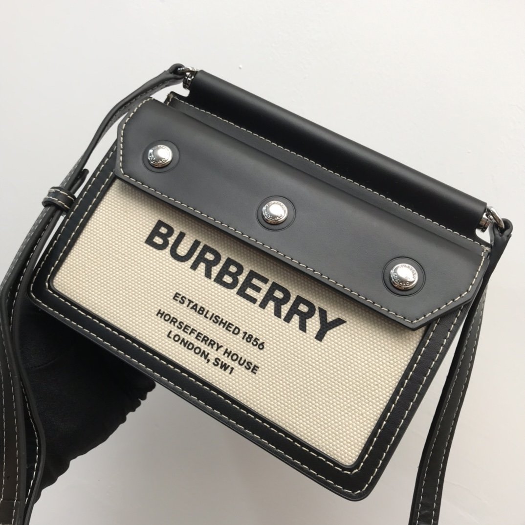 Top Quality Horseferry Print Title Bag With Mini Travel Bag