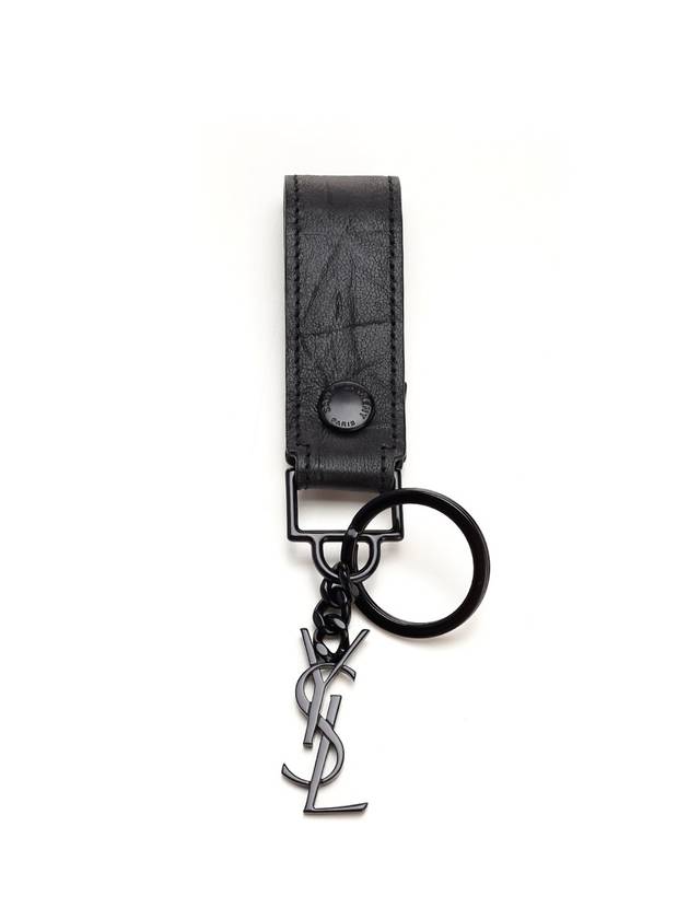 YSL Saint Laurent Saint Laurent Trending Logo Crocodile Key Holder Leather Monogram Travel Bag