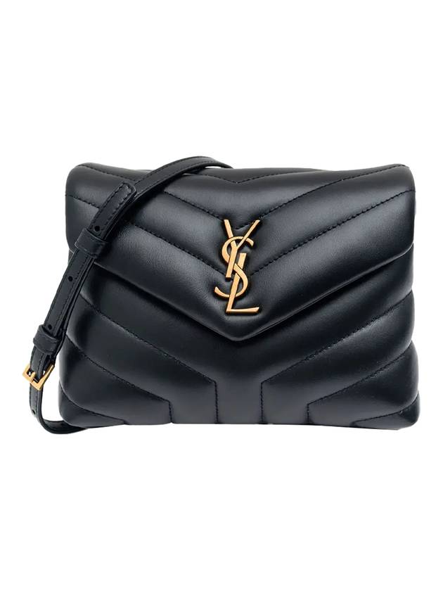 YSL Saint Laurent Saint Laurent Trending Loulou Toy Shoulder Bag Matelasse Black