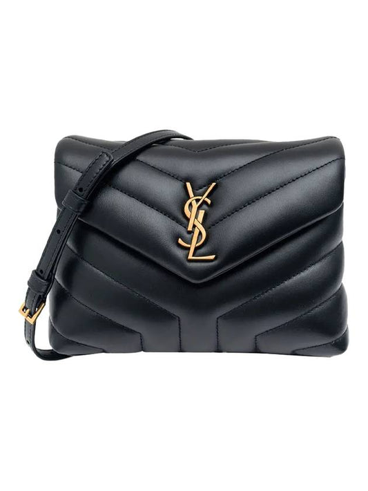 YSL Saint Laurent Saint Laurent Trending Loulou Toy Shoulder Bag Matelasse Black