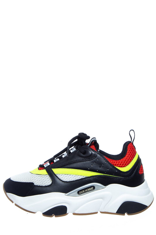 Dior Shoe Homme B22 Sneakers SZ 38 Black White Multicolor Shoes