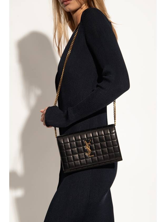 YSL Saint Laurent Luxury Trending Cassandre Matelassé Cross Bag Leather Black Shoulder Bag