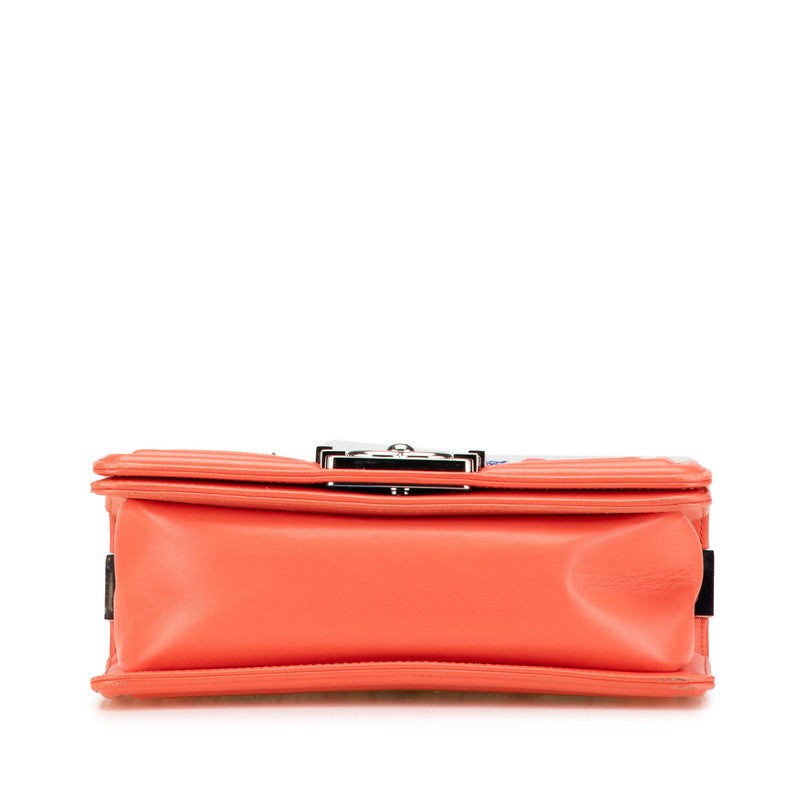 Boy Tweed Leather Shoulder Bag Chain