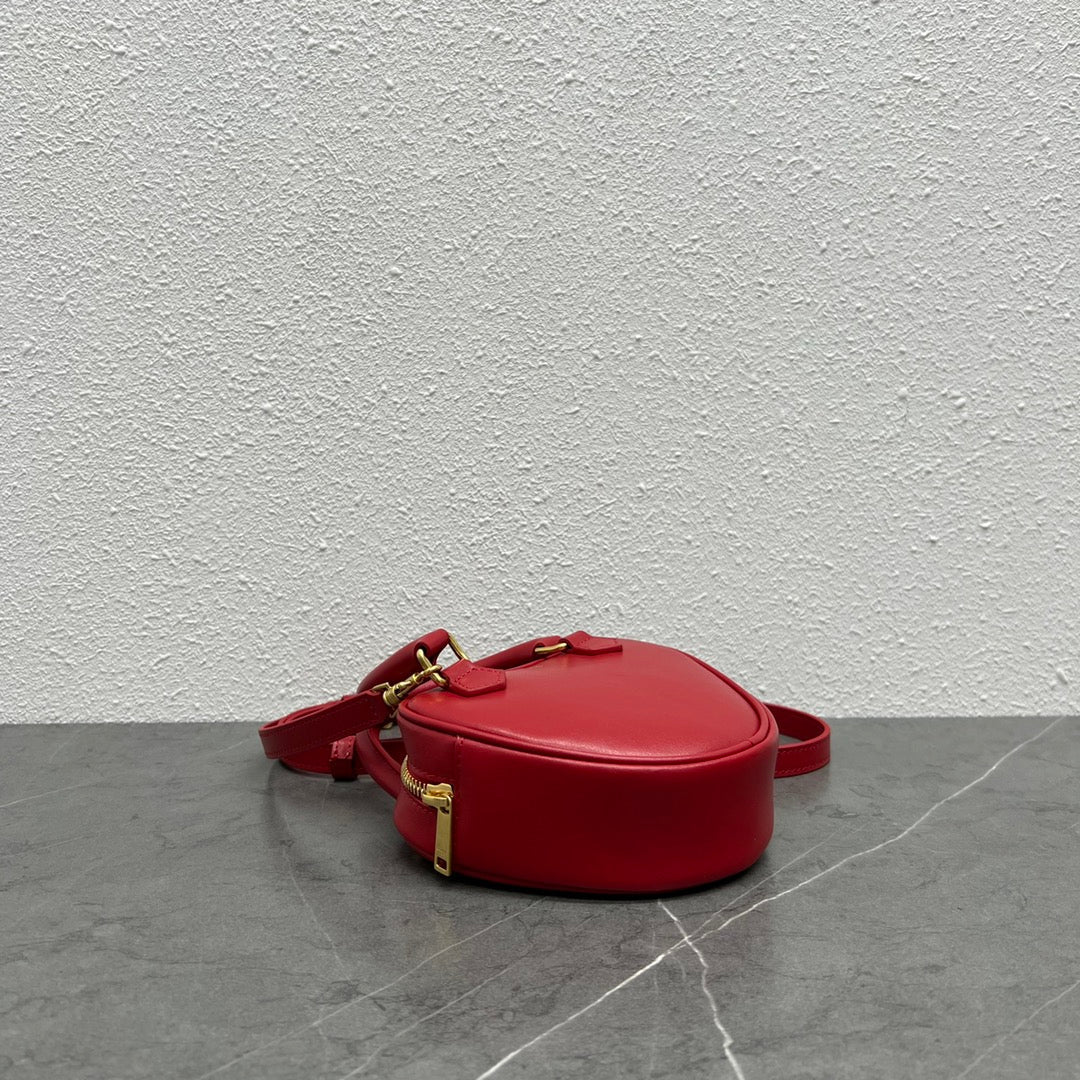 Top Quality Heart Bag For Women 27Ed Red Medium Travel Bag