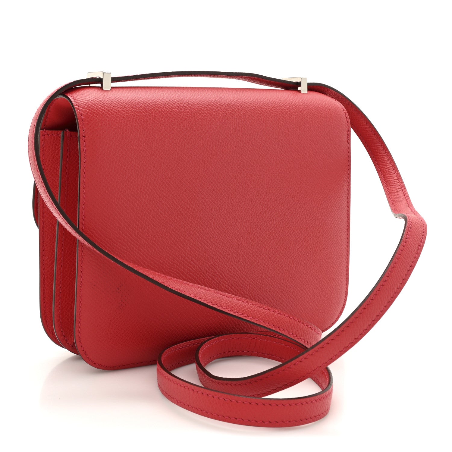 Hermes Epsom Constance Rouge De Coeur Handbag Travel Bag