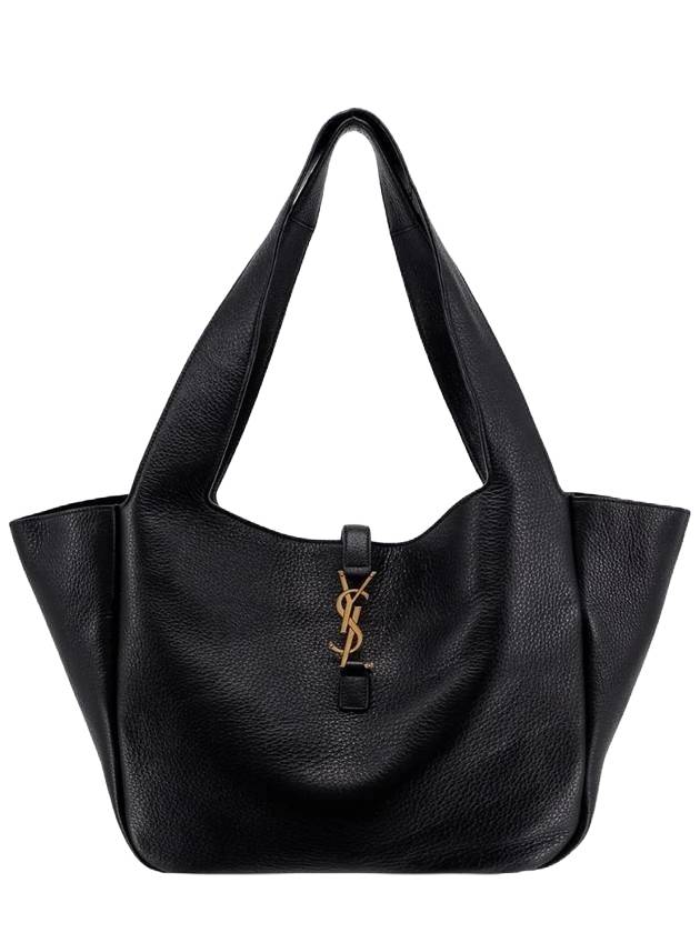 YSL Saint Laurent Saint Laurent Trending Bea Grained Tote Bag Leather Black