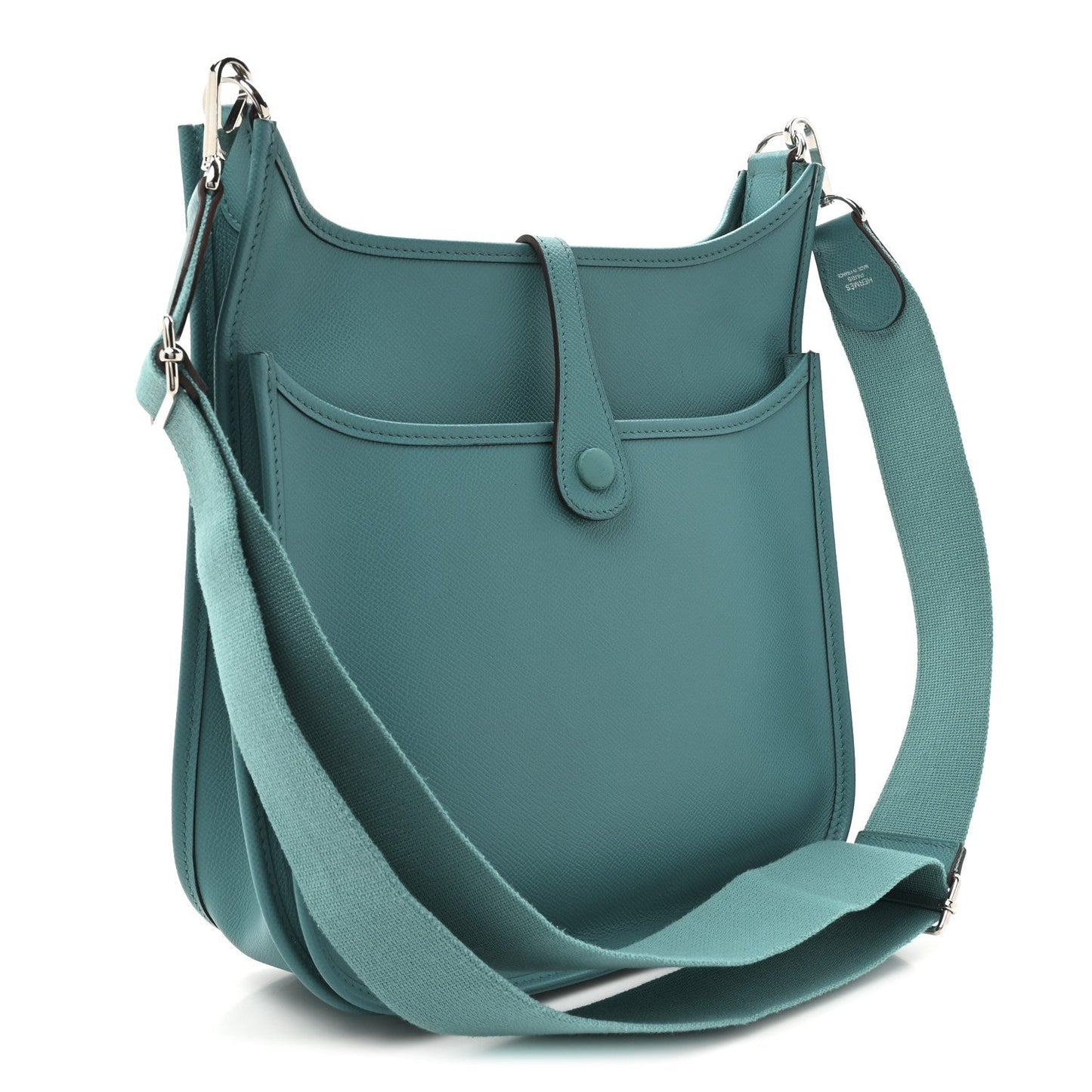 Hermes Epsom Evelyne Iii Pm Bleu Paon Handbag Travel Bag
