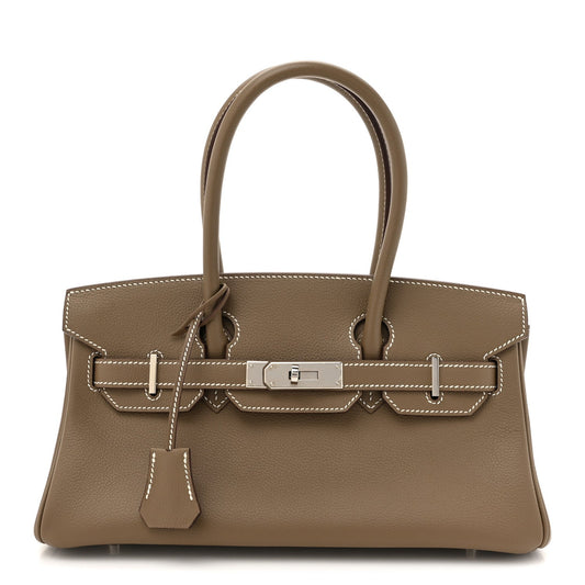 Hermes Evercolor Shoulder Birkin Light Etoupe Shoulder Bag 29 Etoupe 1760210