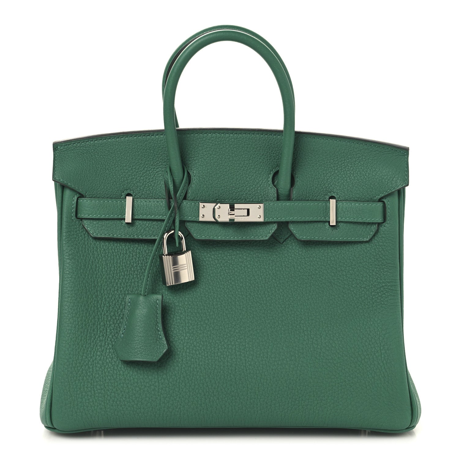 Hermes Togo Birkin Vert Vertigo Handbag Travel Bag