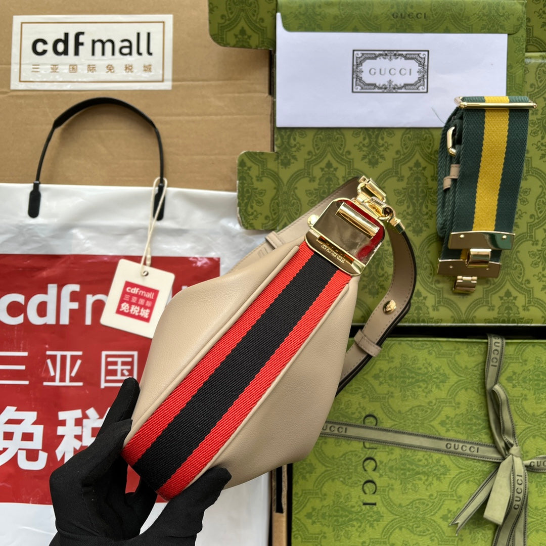 gg Atache , ’s 9in Beige Small Shoulder Bag