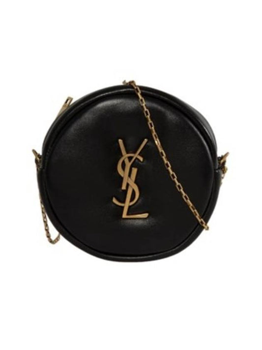 YSL Saint Laurent Saint Laurent Trending Round Pillow Cross Bag Black Travel Bag