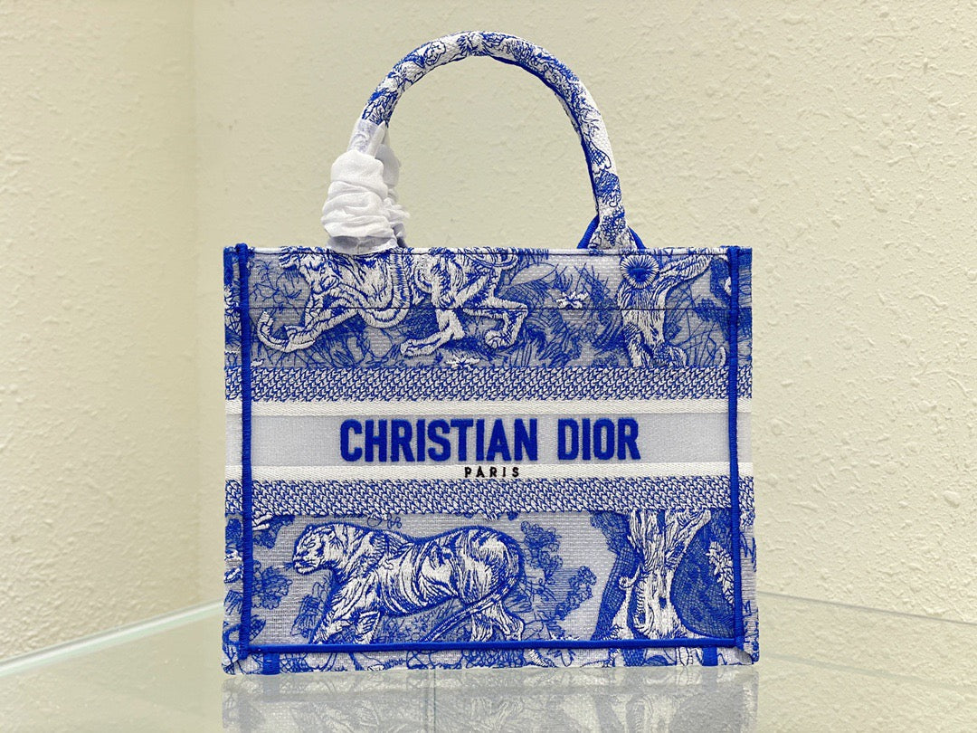 Book Cd Blue Small Book Tote Bag