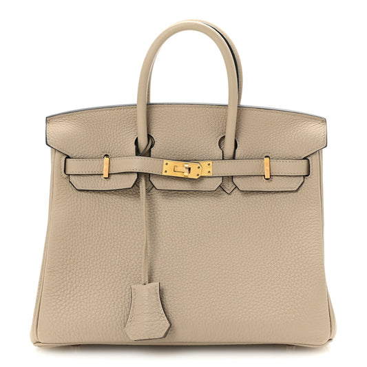Hermes Togo Birkin Trench Handbag Travel Bag