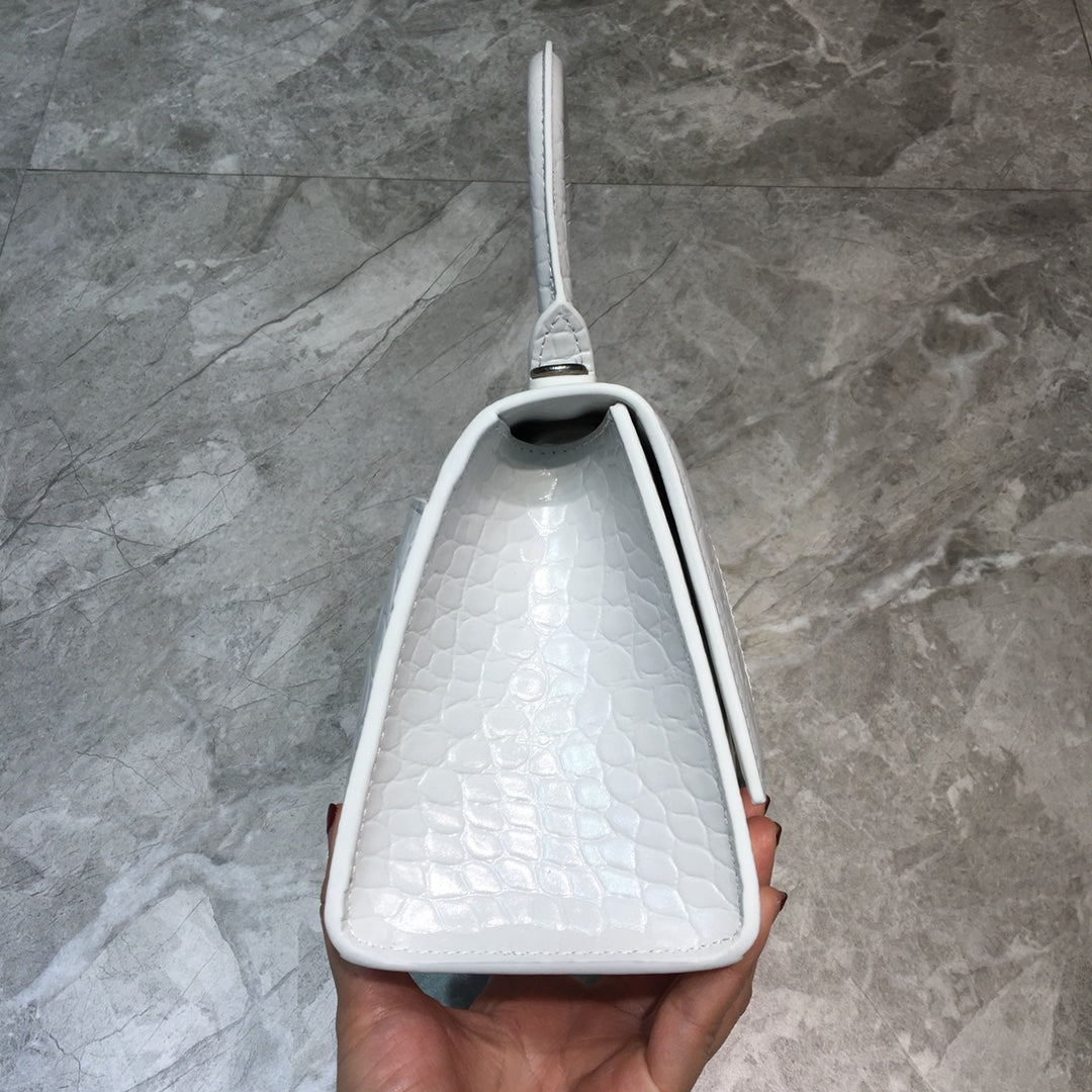 Top Quality Hourglass Handbag In For Women White Small Travel Bag