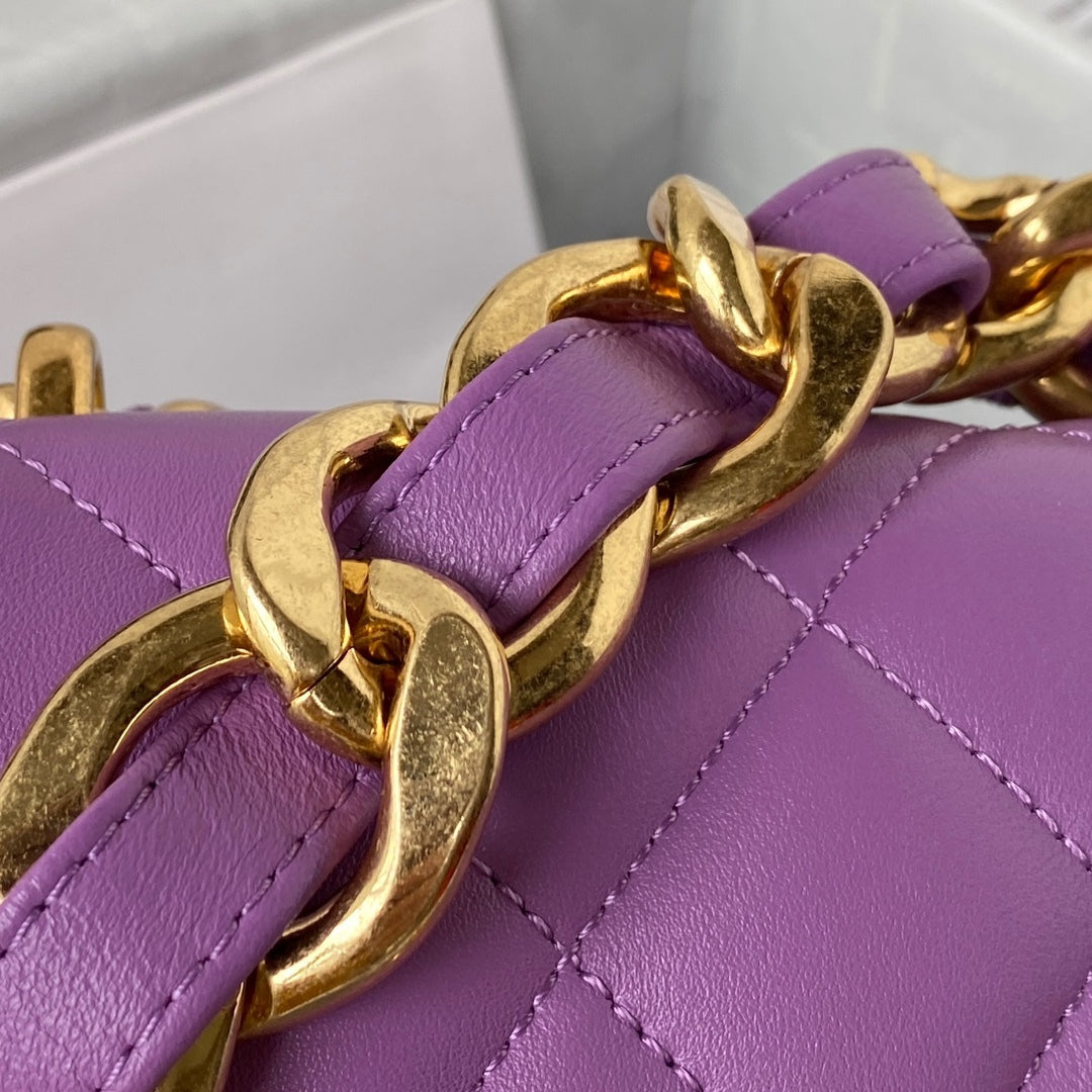 CHLMini Purple , ’s 6in Flap Crossbody Bag
