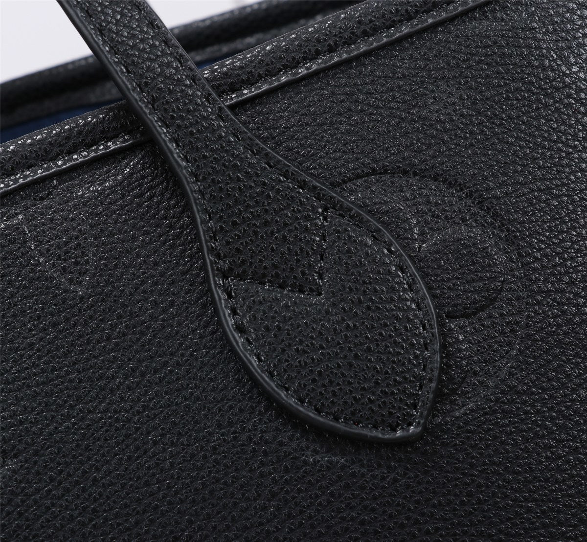 Louis Vuitton Neverfull MM Empreinte , 12.2in Monogram Black Shoulder Bag