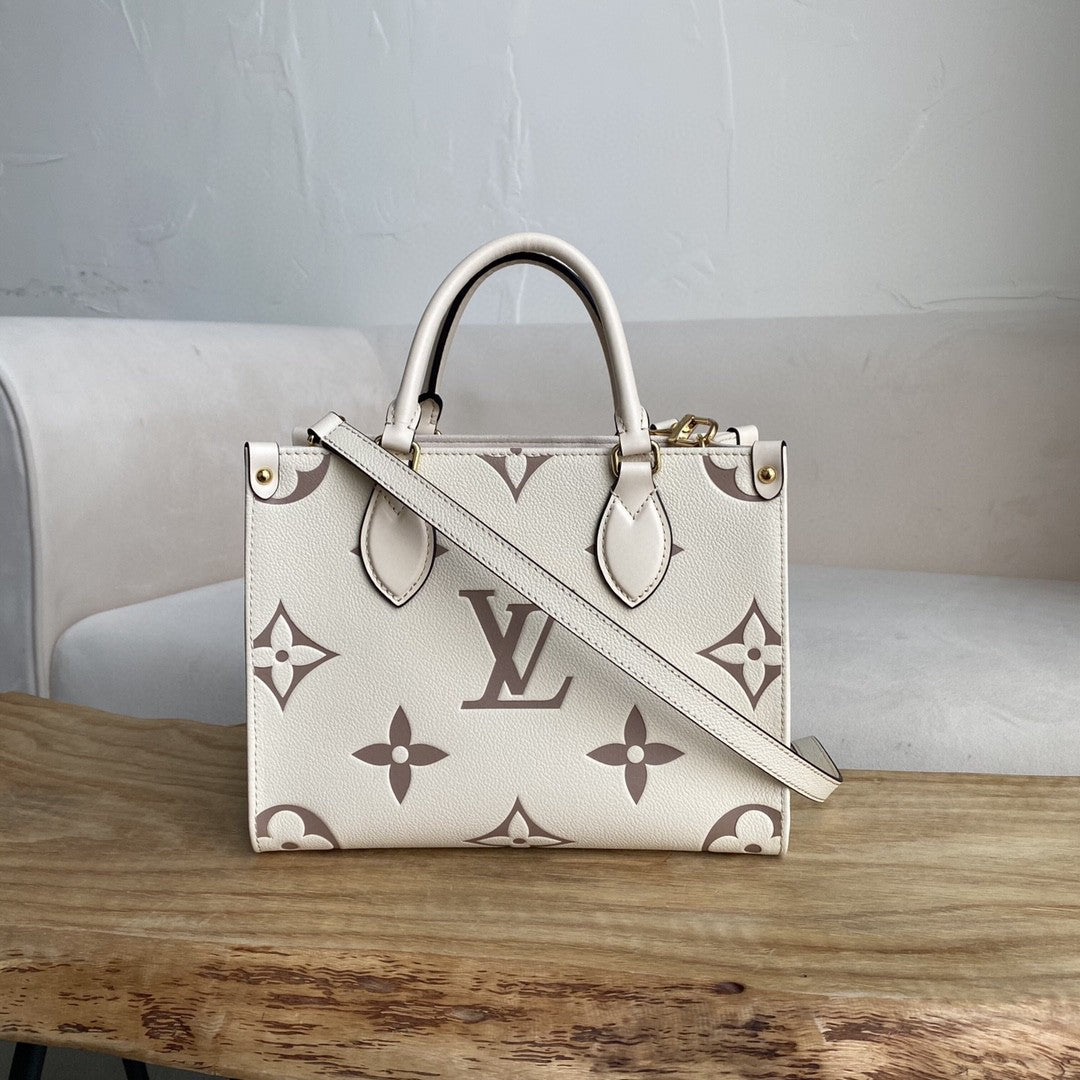 Top Quality On The Go Pm Bag Monogram Beige Travel Bag