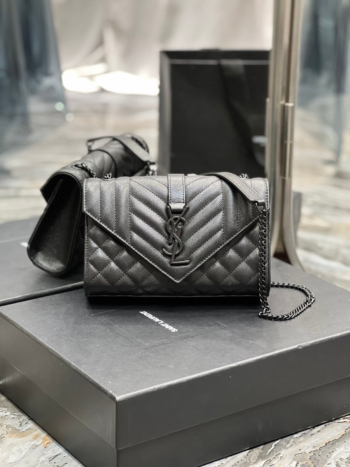 YSL Saint Laurent Ysl Saint Laurent Small Bag Black In Mix Travel Bag Ysl 600195Bow981000 3644