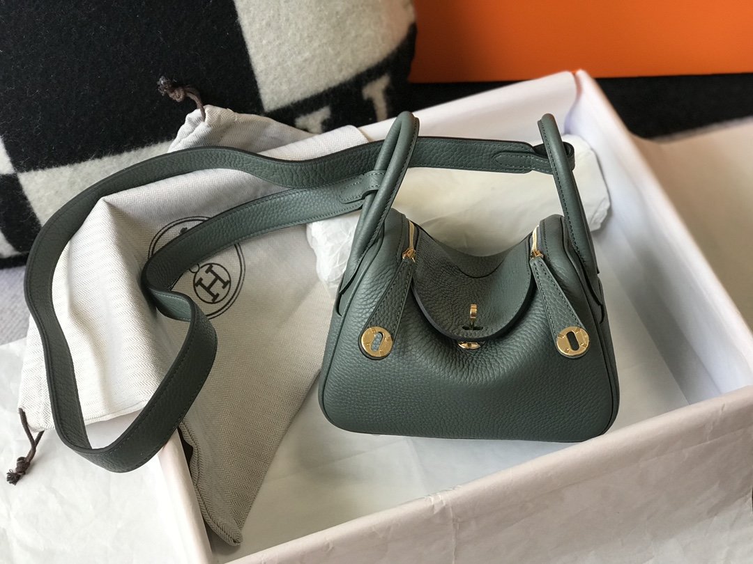 Top Quality Lindy Togo Bag With Hardware Green Gold Crossbody Bag