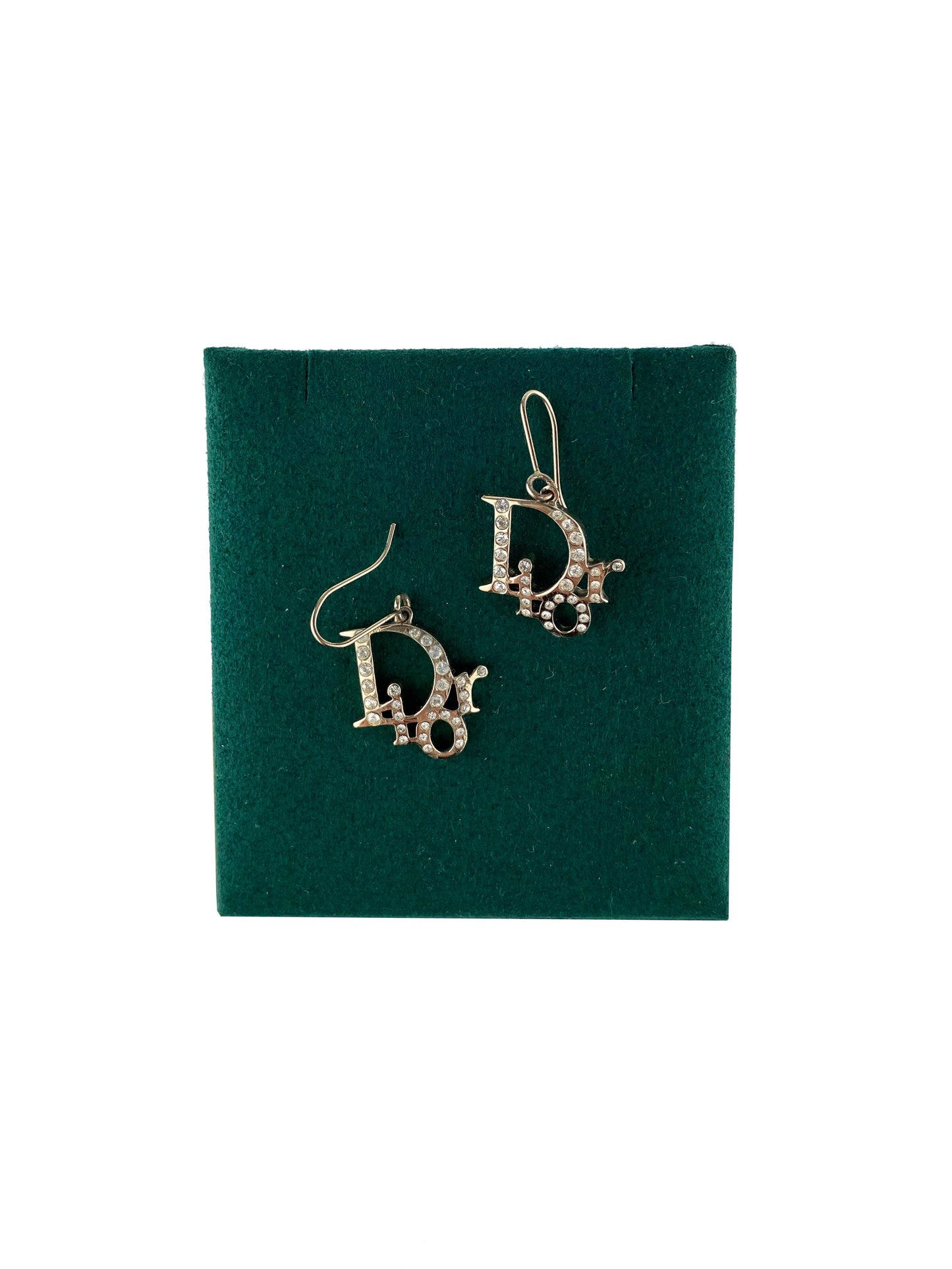 Dior Handbag Christian '' Earrings Logo Jewelry