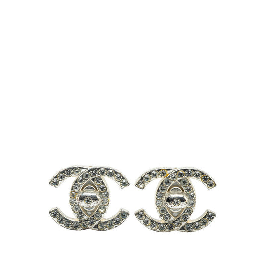 Chanel Metal Coco Mark Turnlock Earrings Jewelry