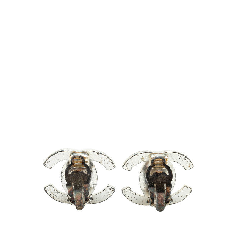 Chanel Metal Coco Mark Turnlock Earrings Jewelry
