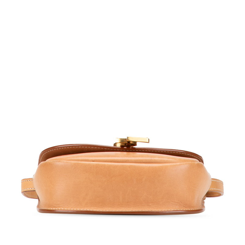 YSL Saint Laurent Kaia Shoulder Bag Leather Canvas