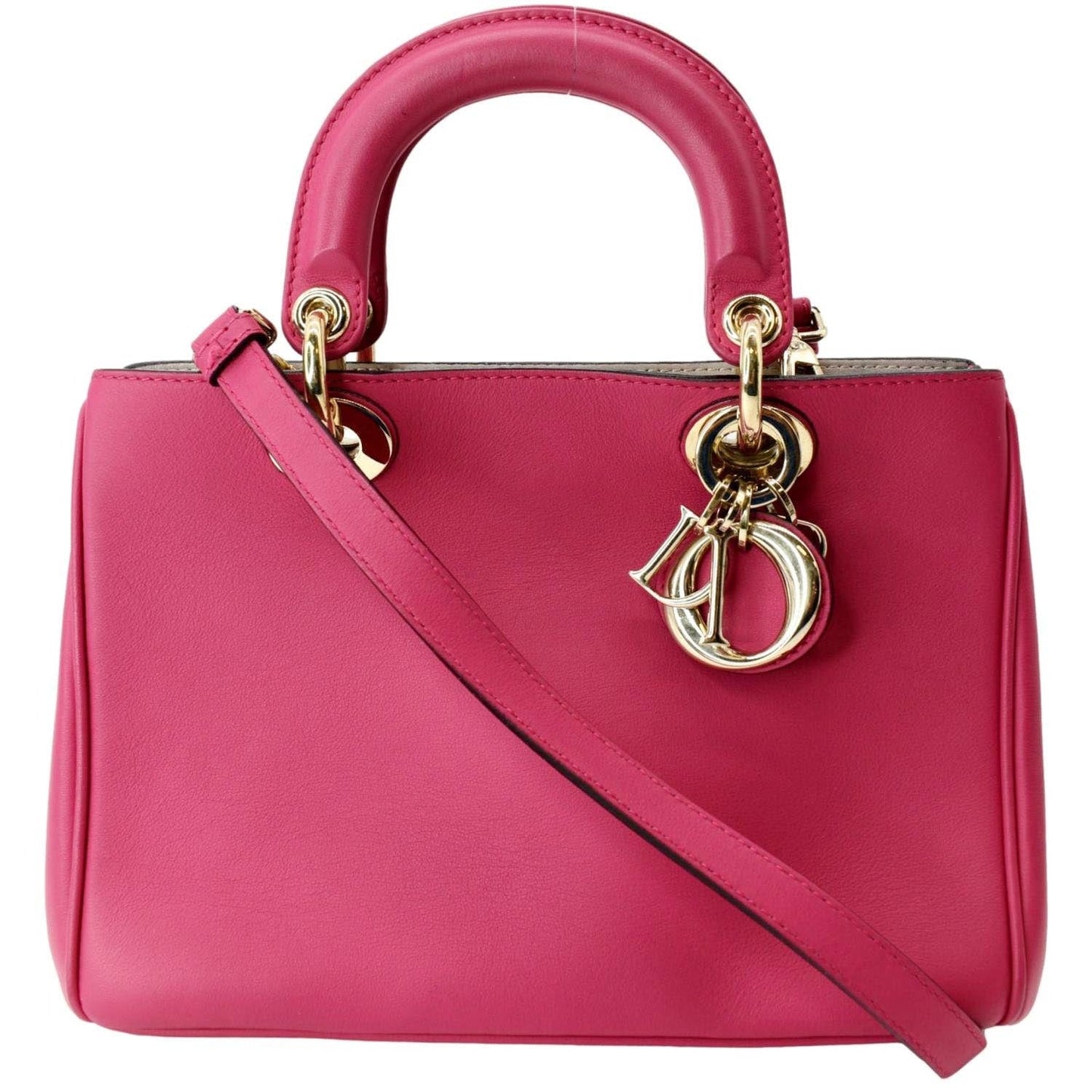 Dior issimo Tote Bag Leather Pink