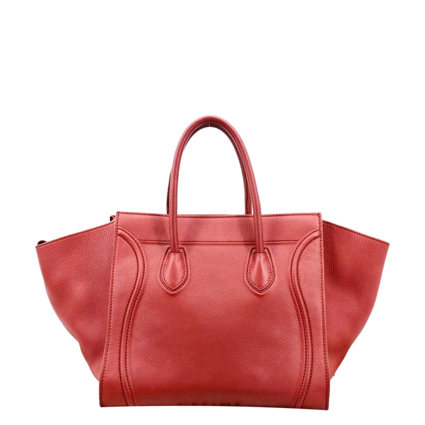 Phantom Tote Bag Leather Red