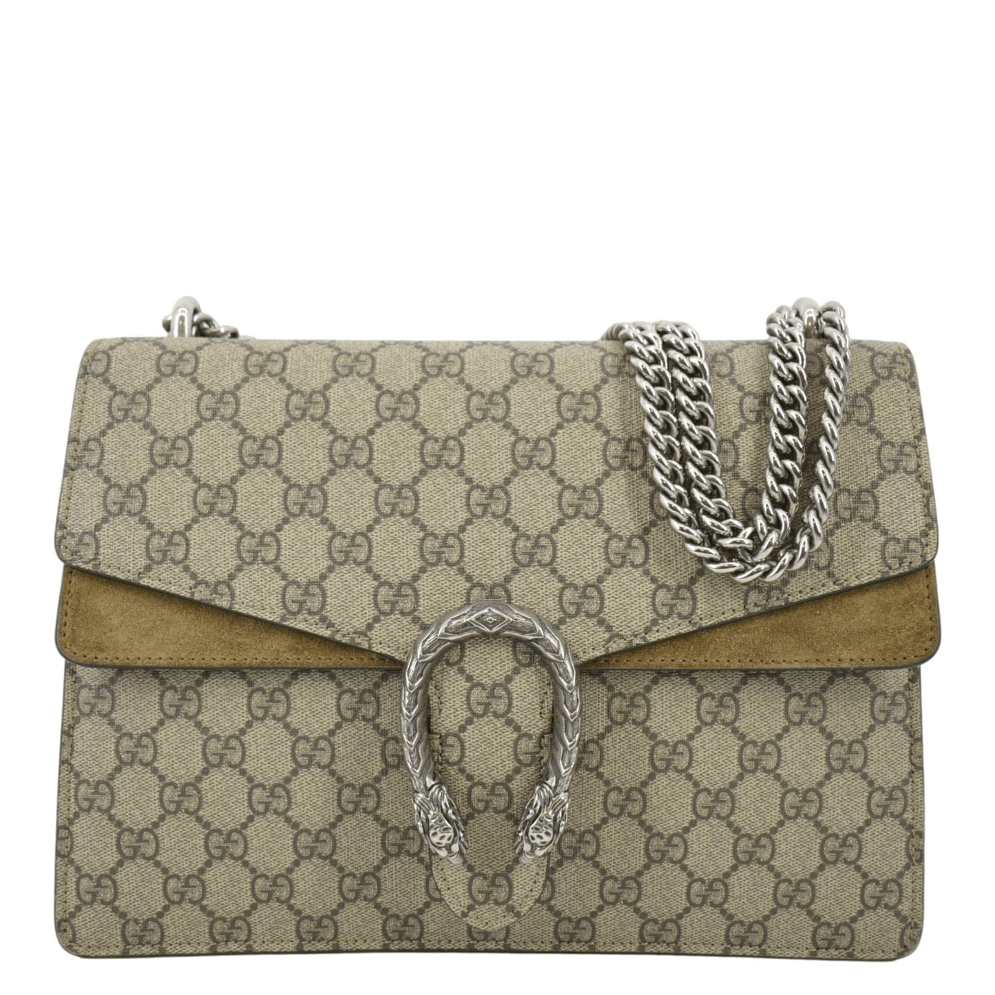 Gucci Dionysus Supreme Shoulder Bag Monogram Beige Medium 403348