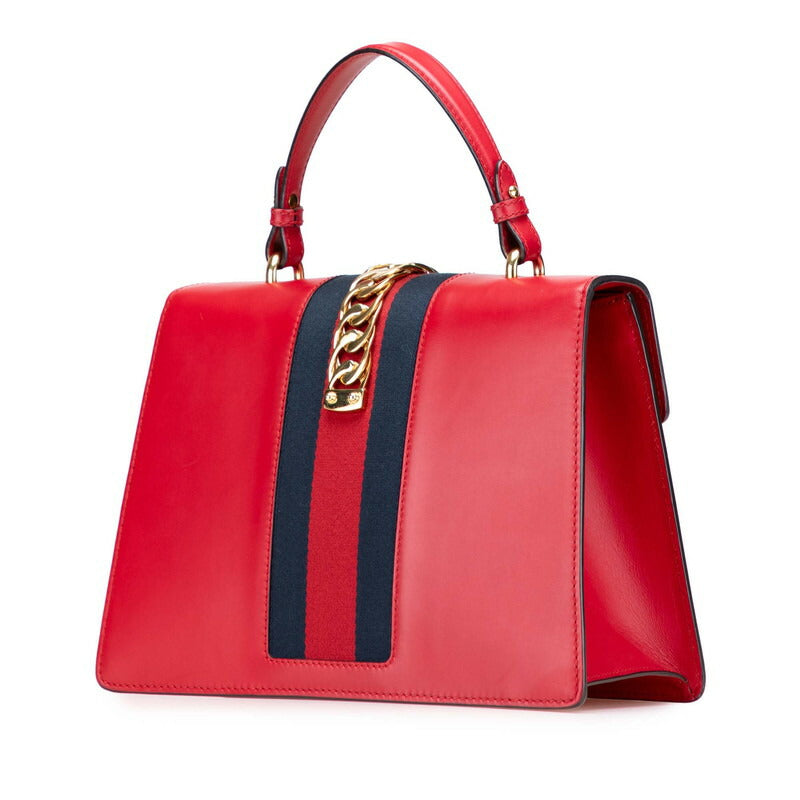 Gucci Sylvie 2Way Bag Leather Travel Bag