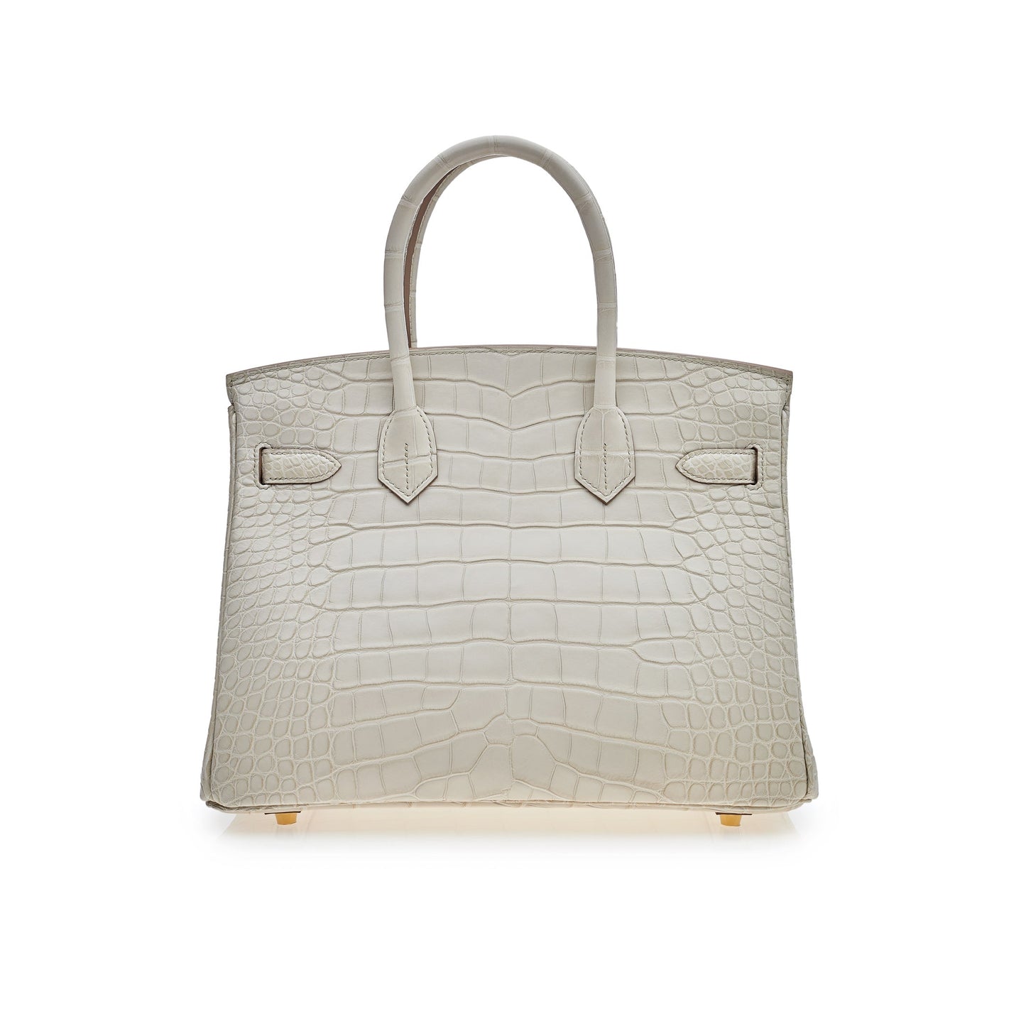 Gucci Hermes Birkin Beton Matte Alligator Mississippiensis Hardware Gold Travel Bag