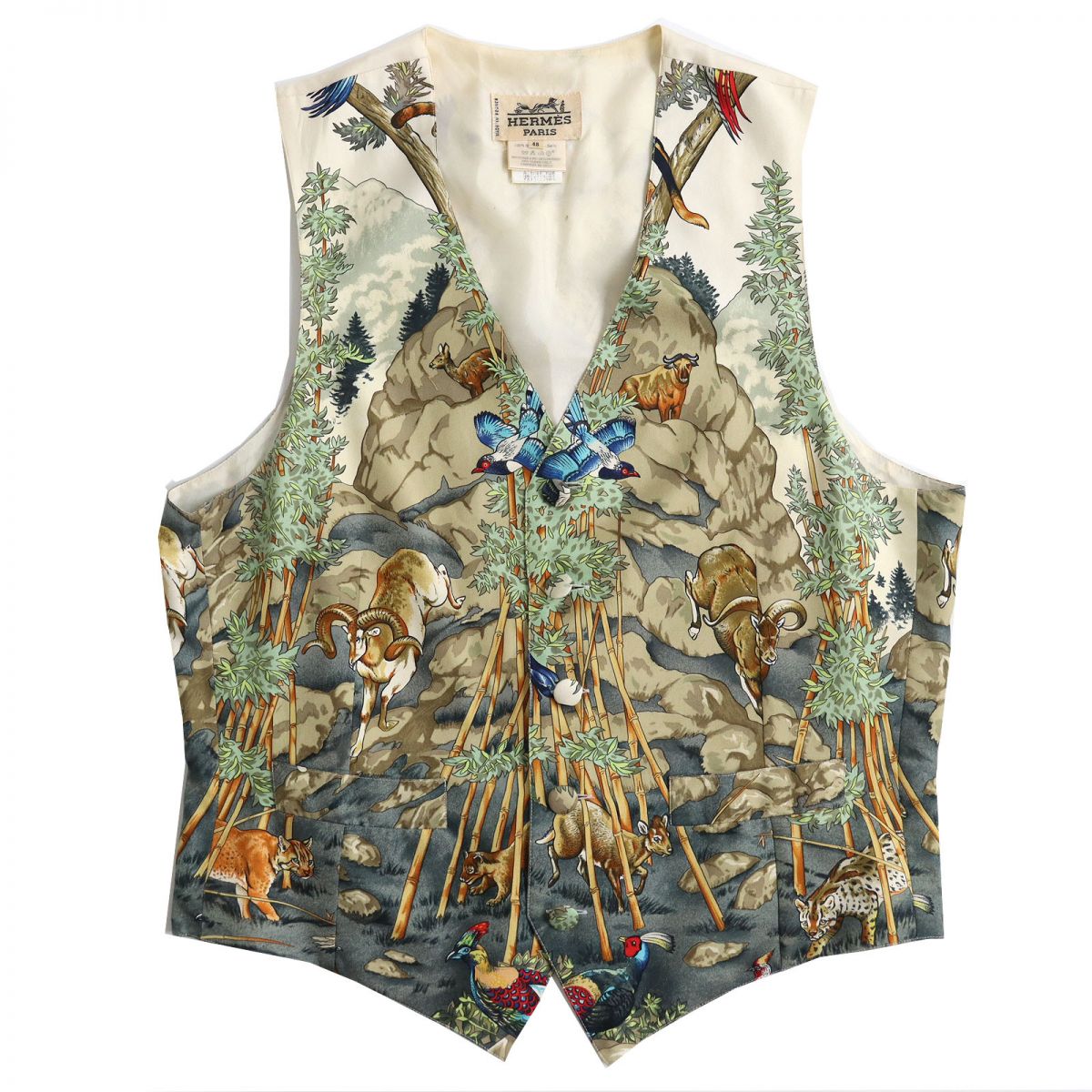 Vest Main: Silk Multicolor Mens Handbag Travel Bag