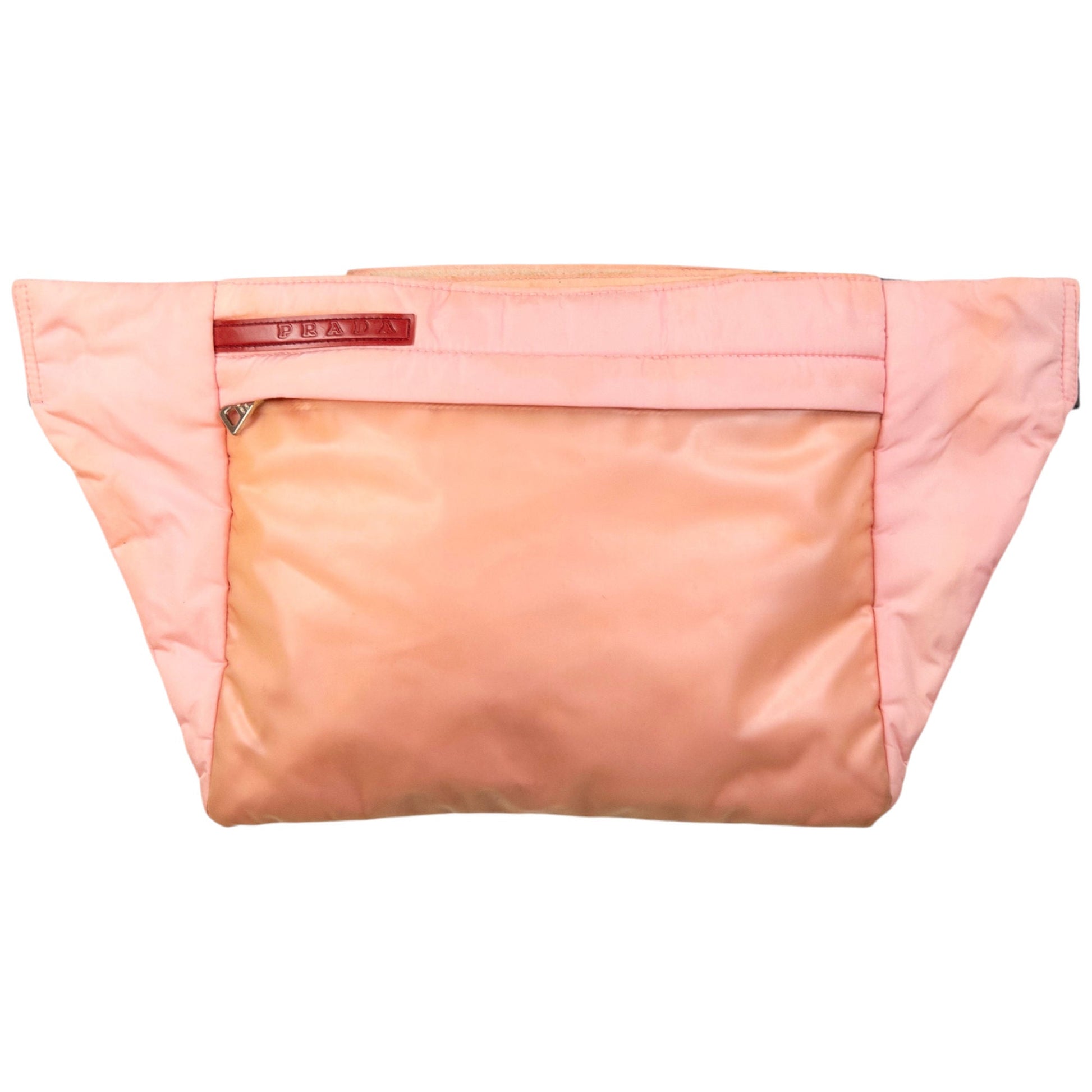 Prada Crossbody Bag Sport Transparent Pocket Pink