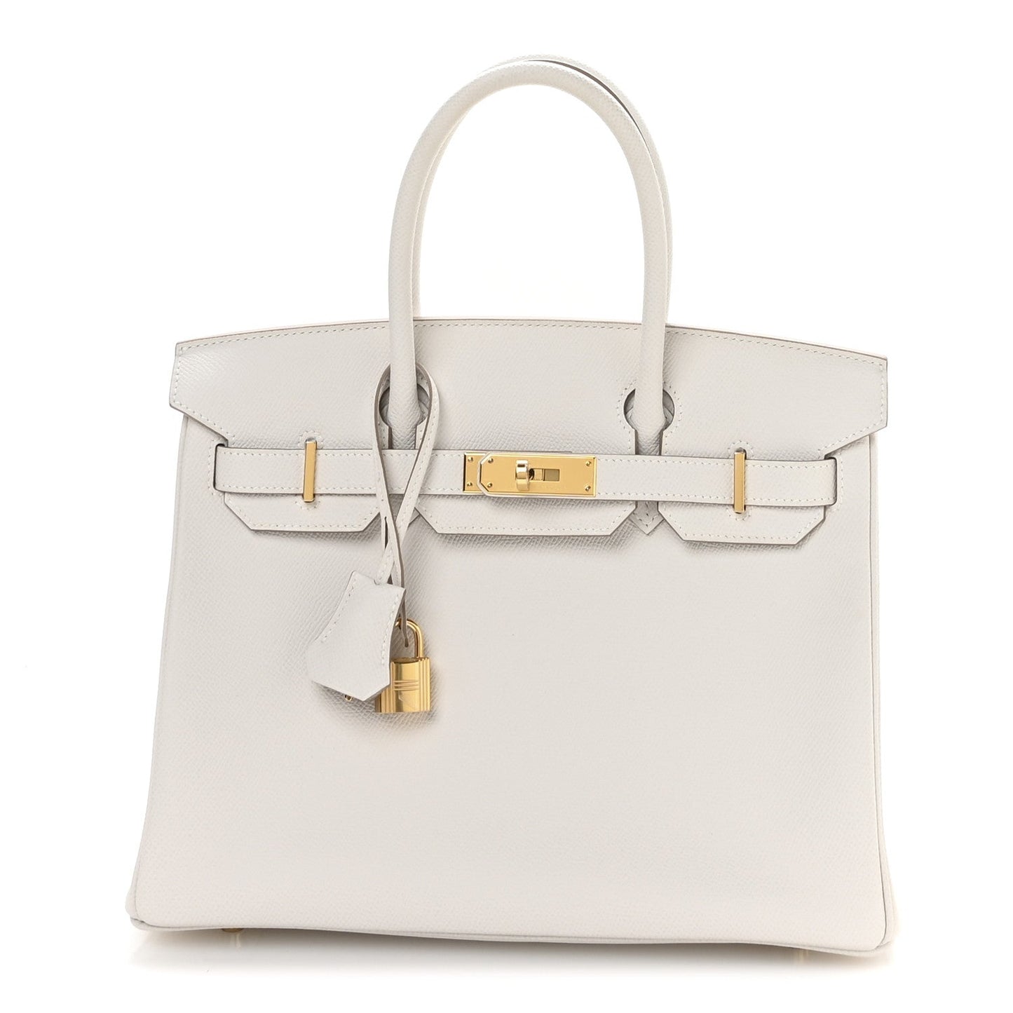 Hermes Epsom Birkin Gris Pale Handbag Travel Bag