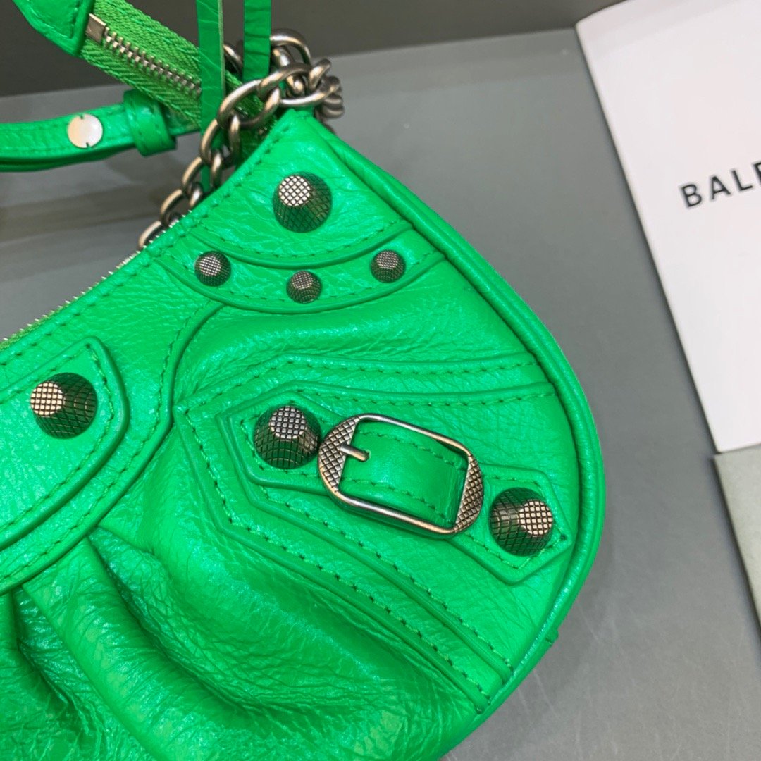 Top Quality Le Cagole Bag With In Green Mini Travel Bag