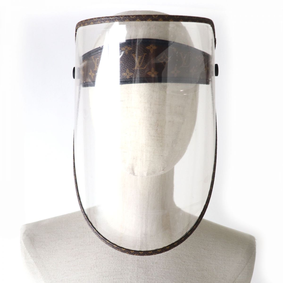 Louis Vuitton Sun visor M76727 PVC Clear Monogram Leather Brown Handbag