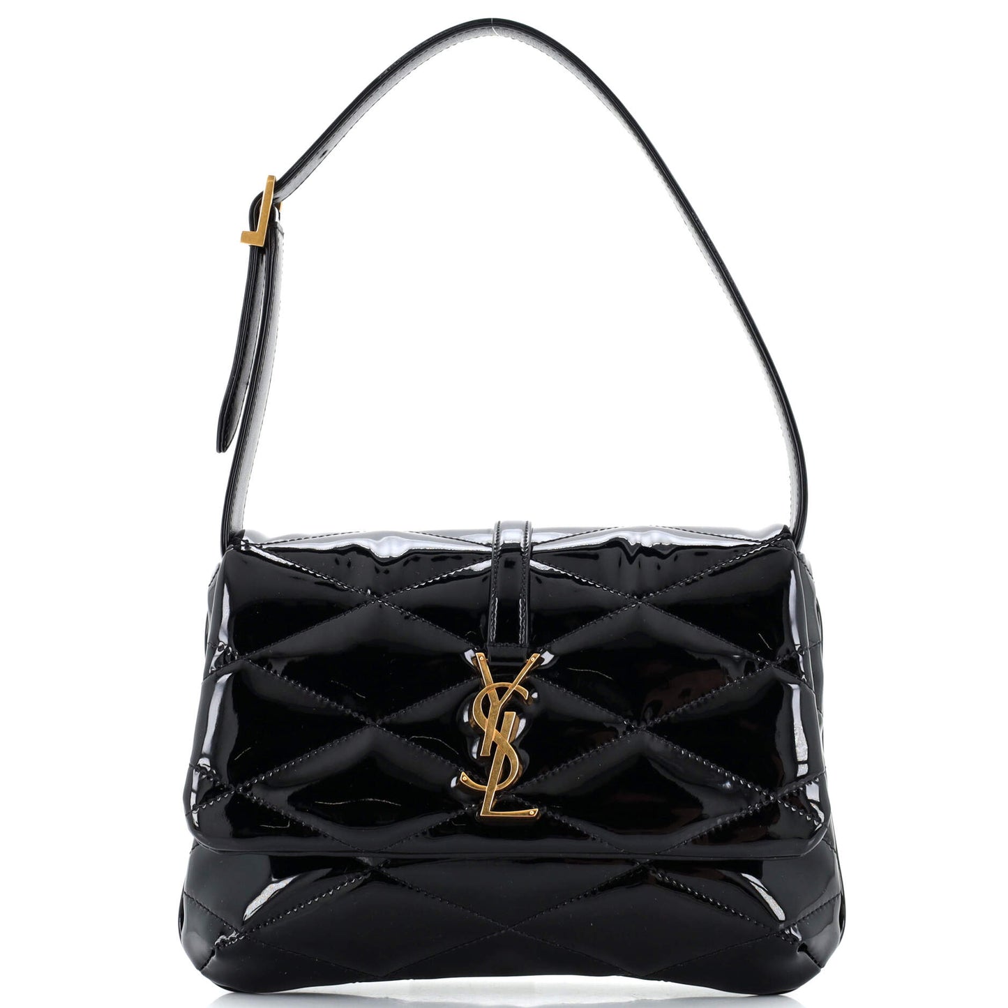 YSL Saint Laurent Saint Laurent Trending Le Shoulder Bag Patent Quilted
