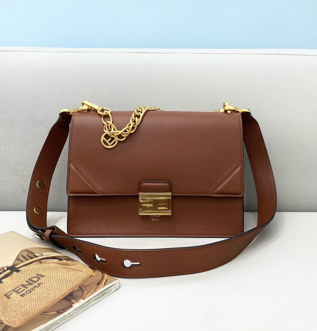 Top QualityTop Quality Kan U Brown Small Handbag