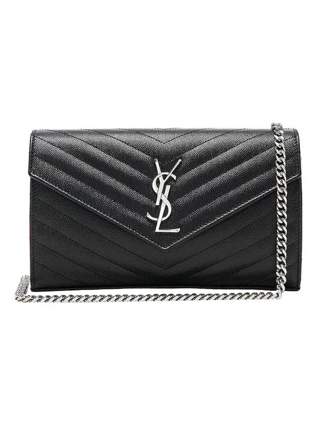 YSL Saint Laurent Luxury Trending Cassandre Cross Bag In Grain De Leather Matelasse Black Travel Bag