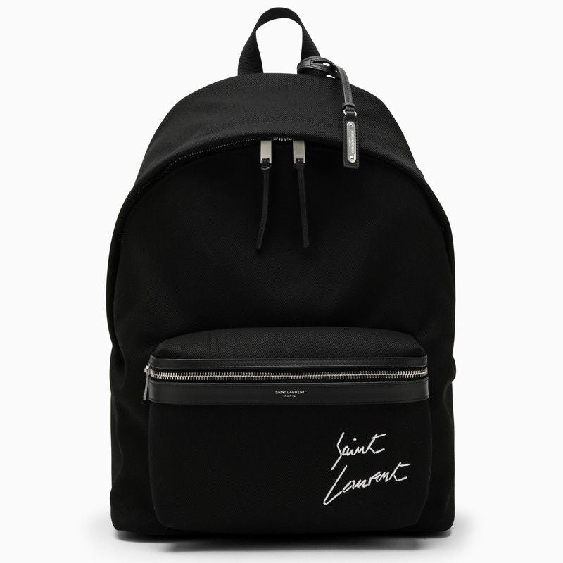 YSL Saint Laurent Saint Laurent Trending Men City Backpack In Black Black 534968Faavv