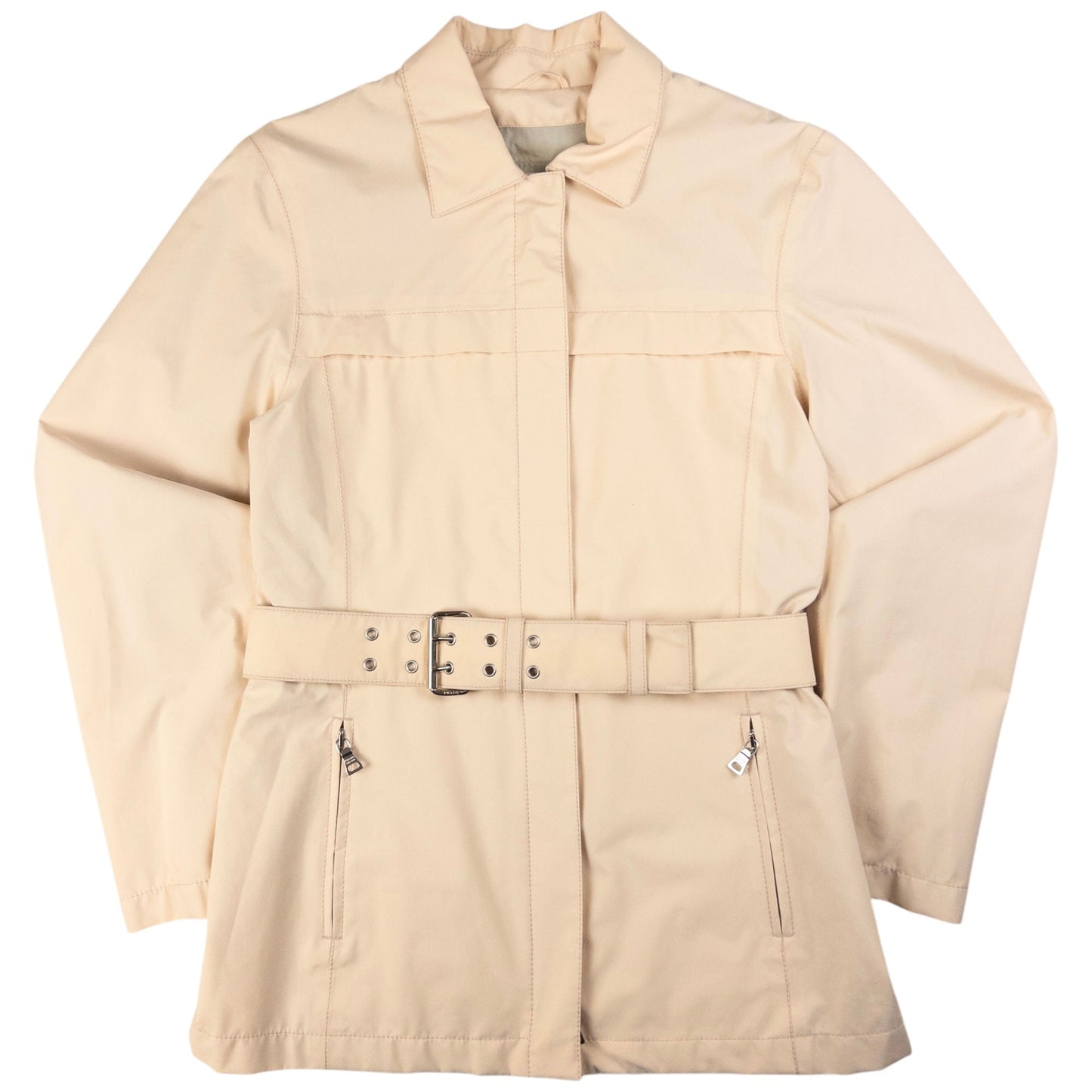 Prada Handbag Sport Goretex Belt Jacket Women's Cream