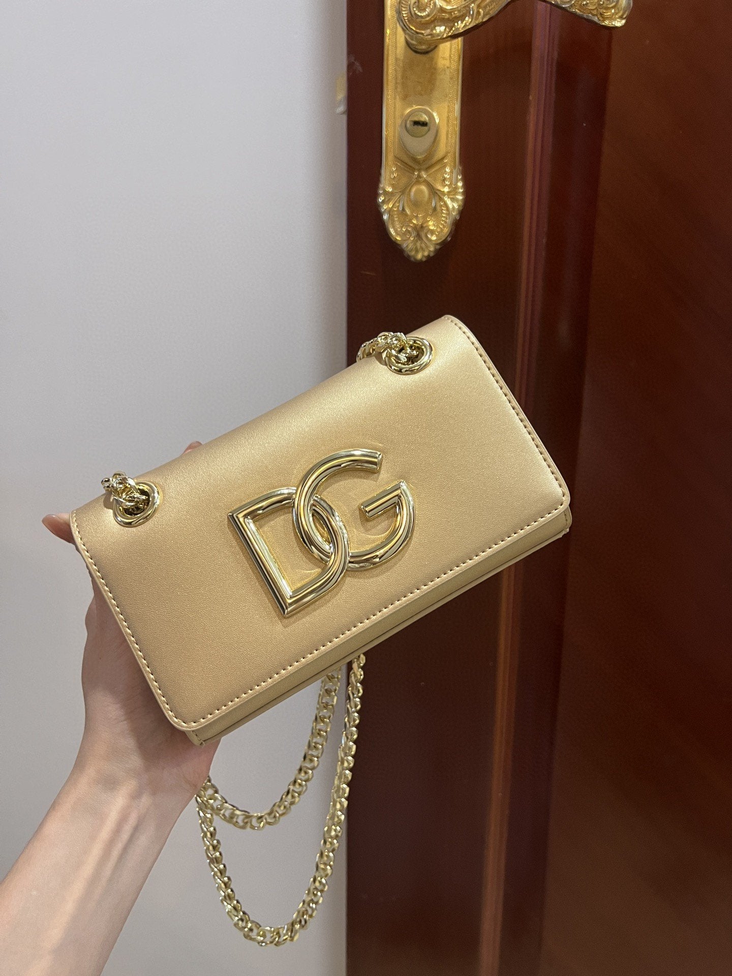 Polished Phone Gold Travel Bag