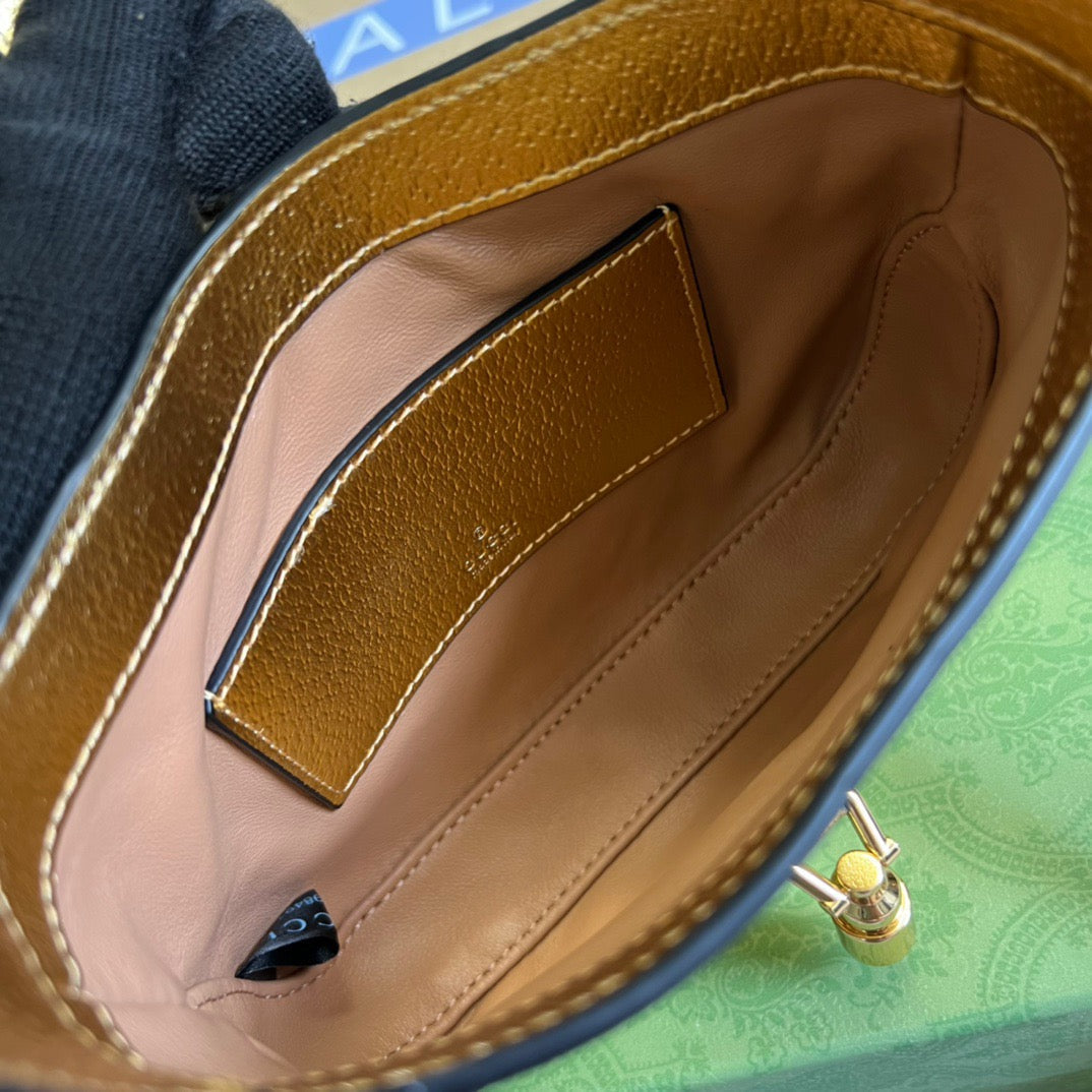 gg Jackie Lizard , ’s Gold Mini Bag