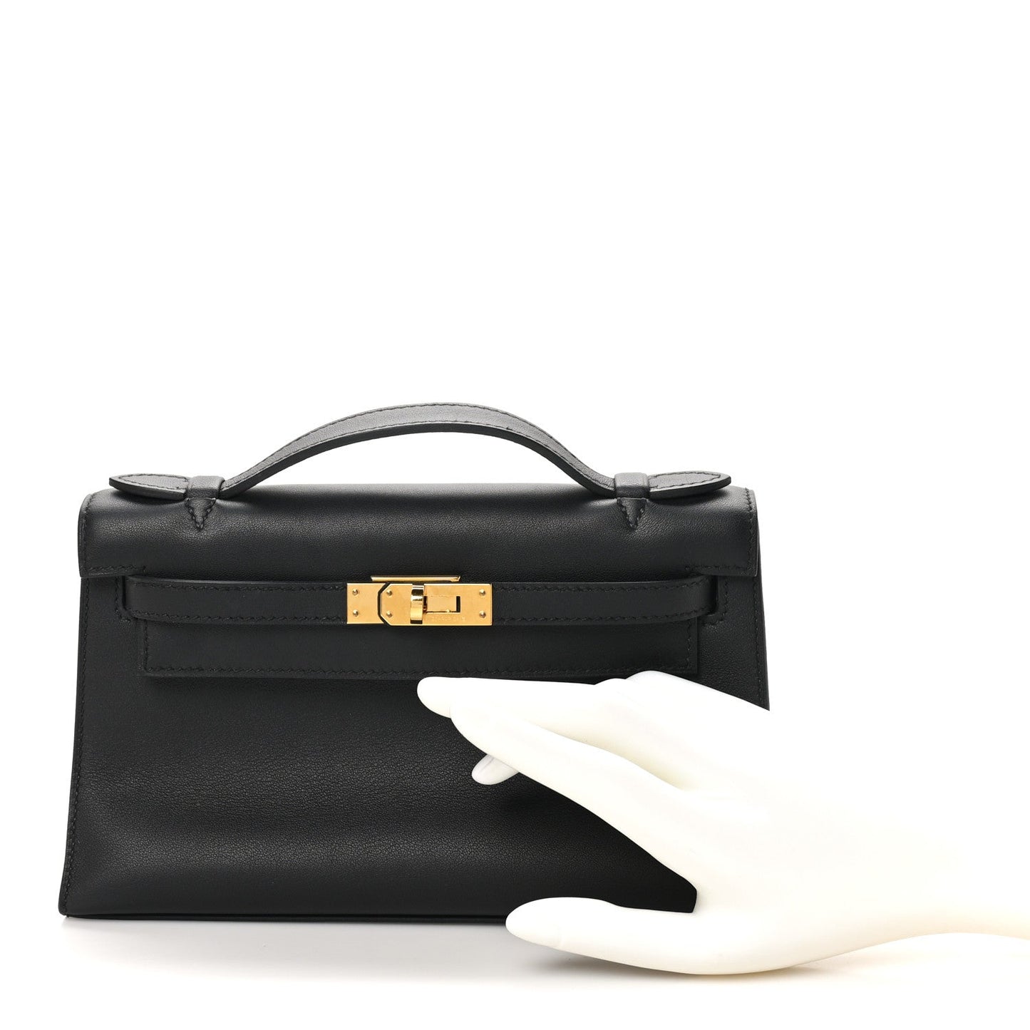 Hermes Swift Kelly Pochette Clutch Black Clutch Bag Clutch Black 1756173