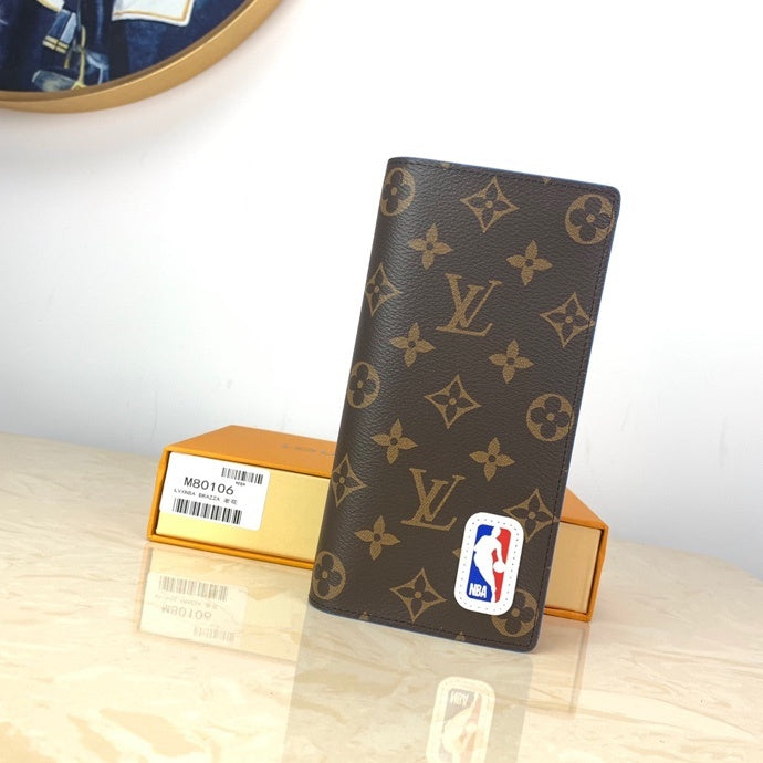 Top Quality Damier Graphite Wallet Travel Bag Brown