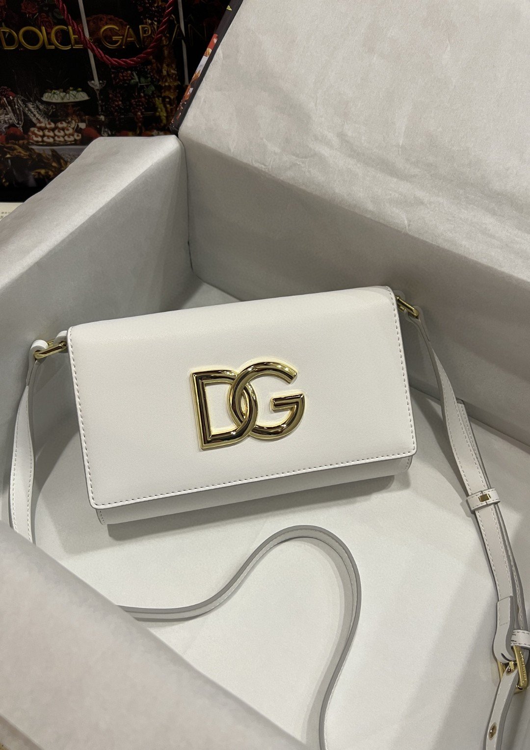 Top Quality7082Aw57680002 White Clutch Bag