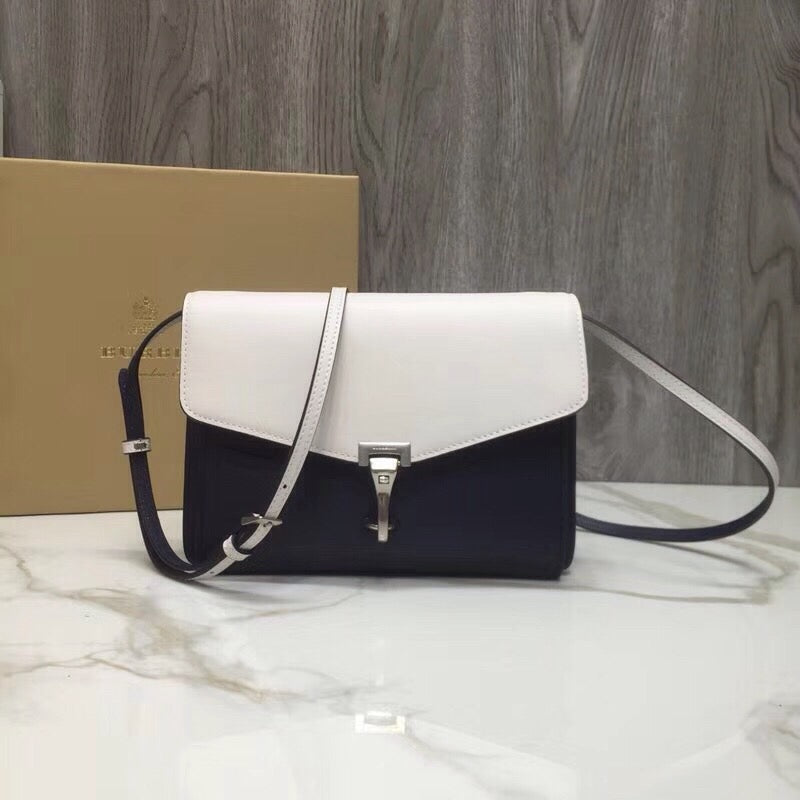 Top Quality Macken Colorblock Crossbody Bag For Black White 95In24Cm 3572